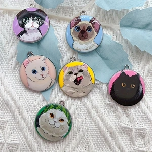 Jewelry Making For Birthday Party - 10 stuks cartoon dier kat emaille