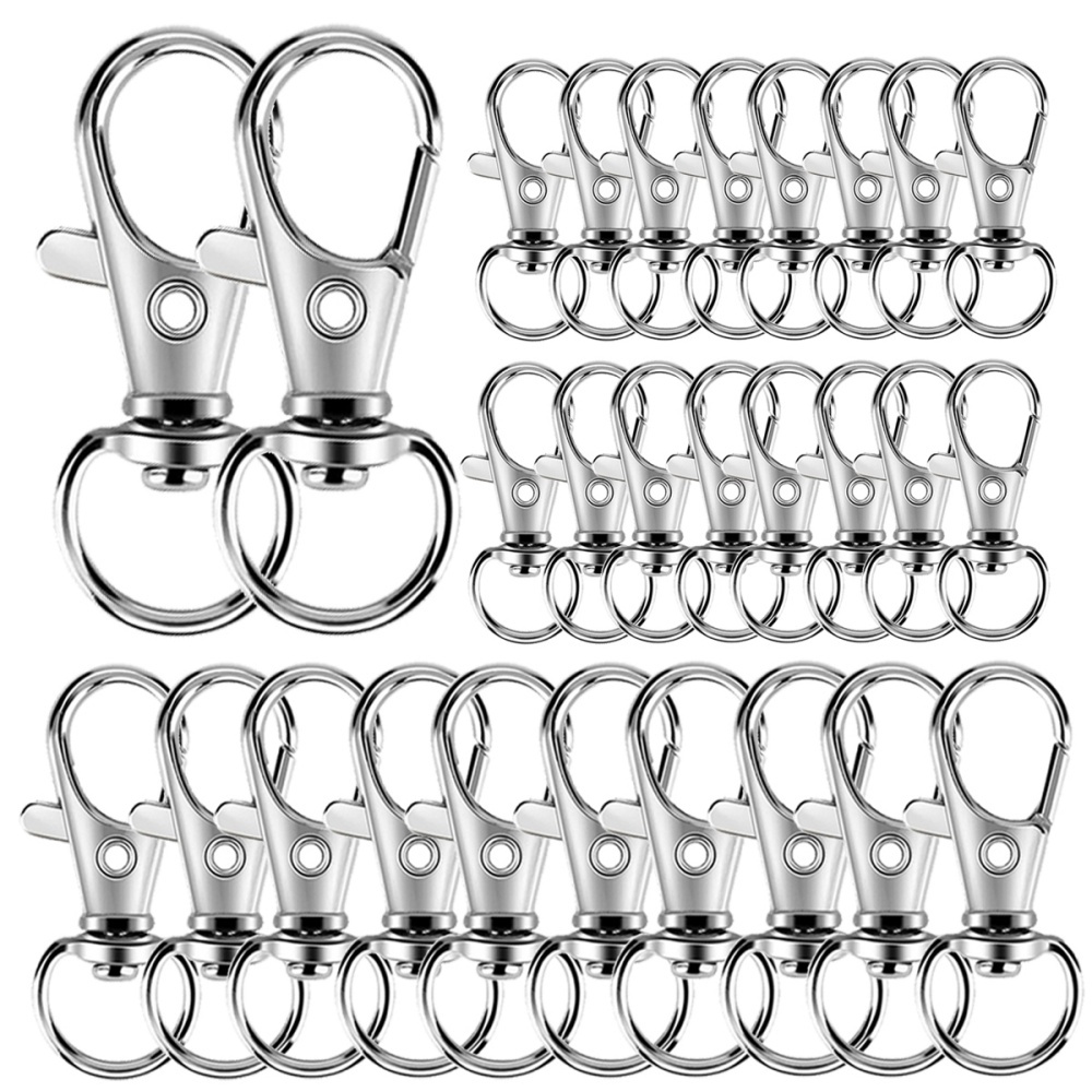 Jewelry Making Rings - 25-200 Stuks Metalen Draaibare Karabijnhaken Karabijnhaak