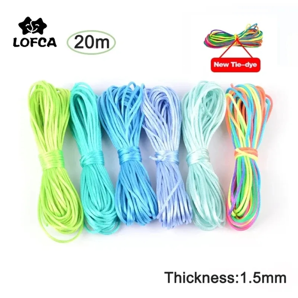Knotting Cord Silk - 20 M/partij Diy Nylon Cords 1.5Mm