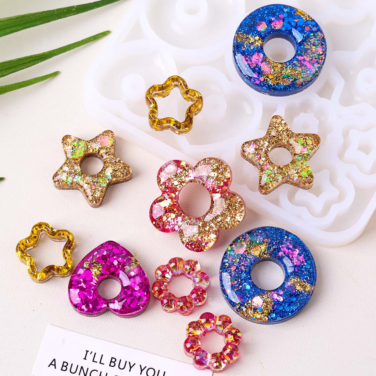 Resin Mold Jewelry - Multifunctionele sieraden siliconen mal DIY handgemaakte