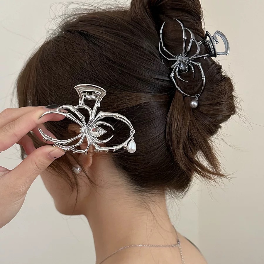 Jewelry Making For Adults - 2025 Halloween Zwarte Spin Haarklauw Clips