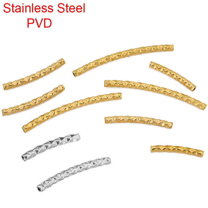 Jewelry Making Youtube - 10 stuks PVD roestvrij staal gebogen