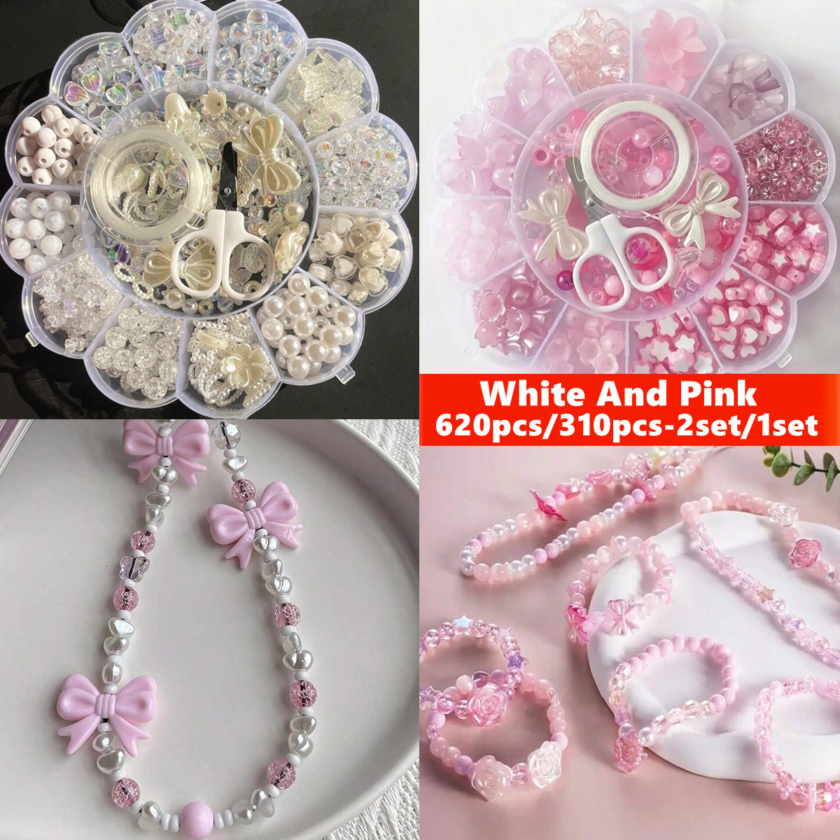Jewelry Making For Birthday Party - 2Set/1Set 13 Grids Acryl Bloem Boxed