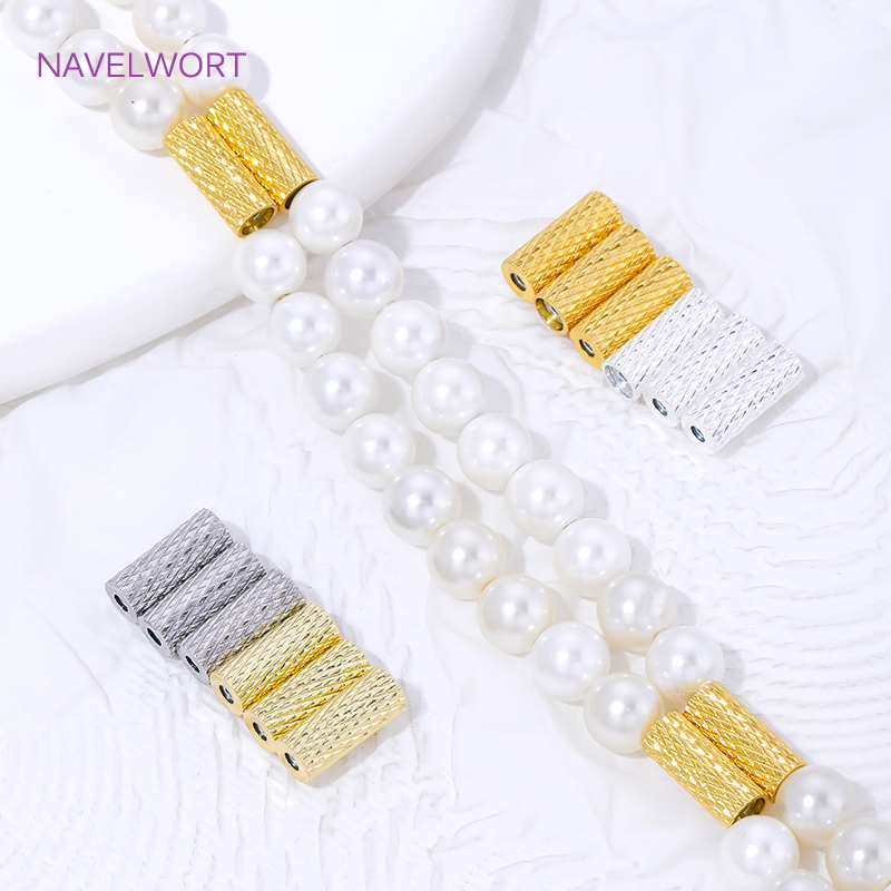 Jewelry Making Youtube - 18K Vergulde Magnetische Zuigbuis Kralen, Spacer