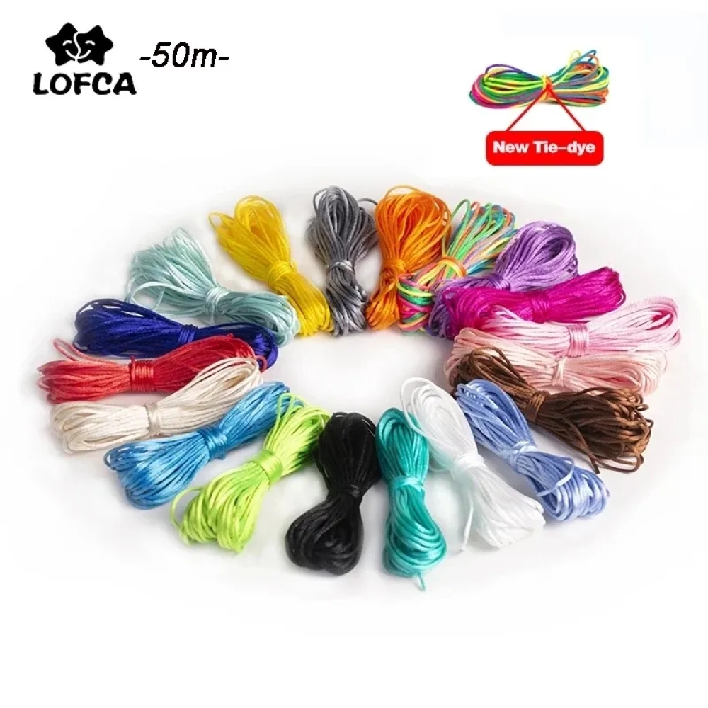 Knotting Cord Silk - 1.5mm Fopspeen Clip Keten DIY Nylon