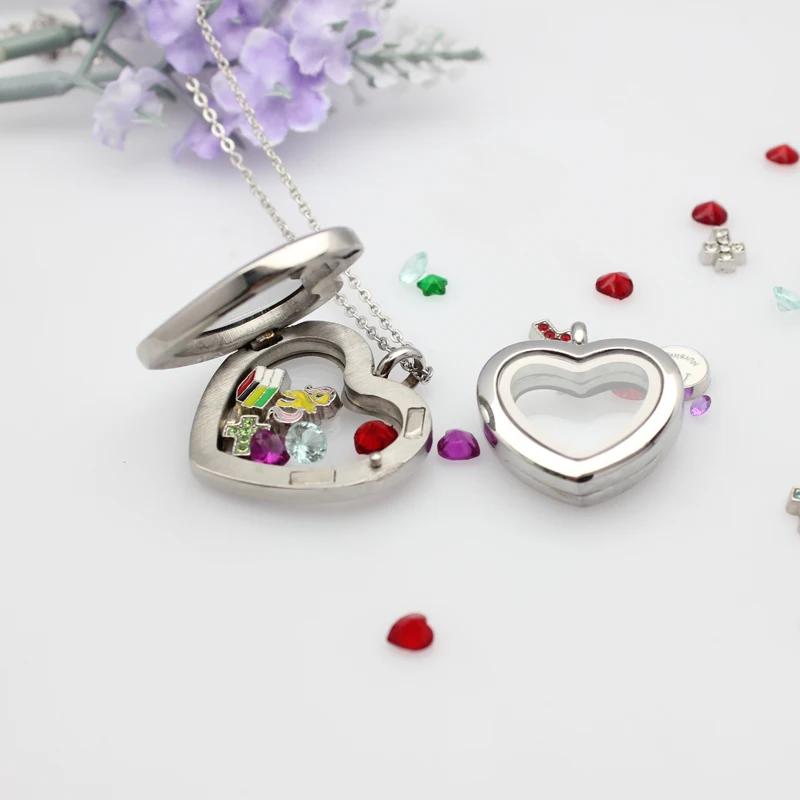 Jewelry Making For Birthday Party - 24mm 30mm hartvormige zwevende locket hanger