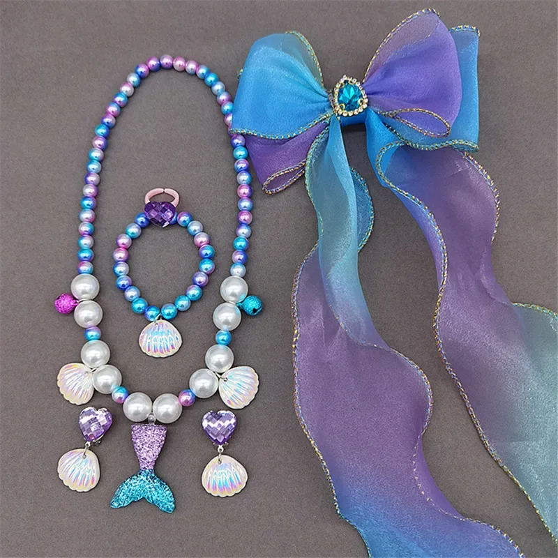 Jewelry Making For Kids - Meisje Zeemeermin Thema Pailletten Haaraccessoires Zeemeermin