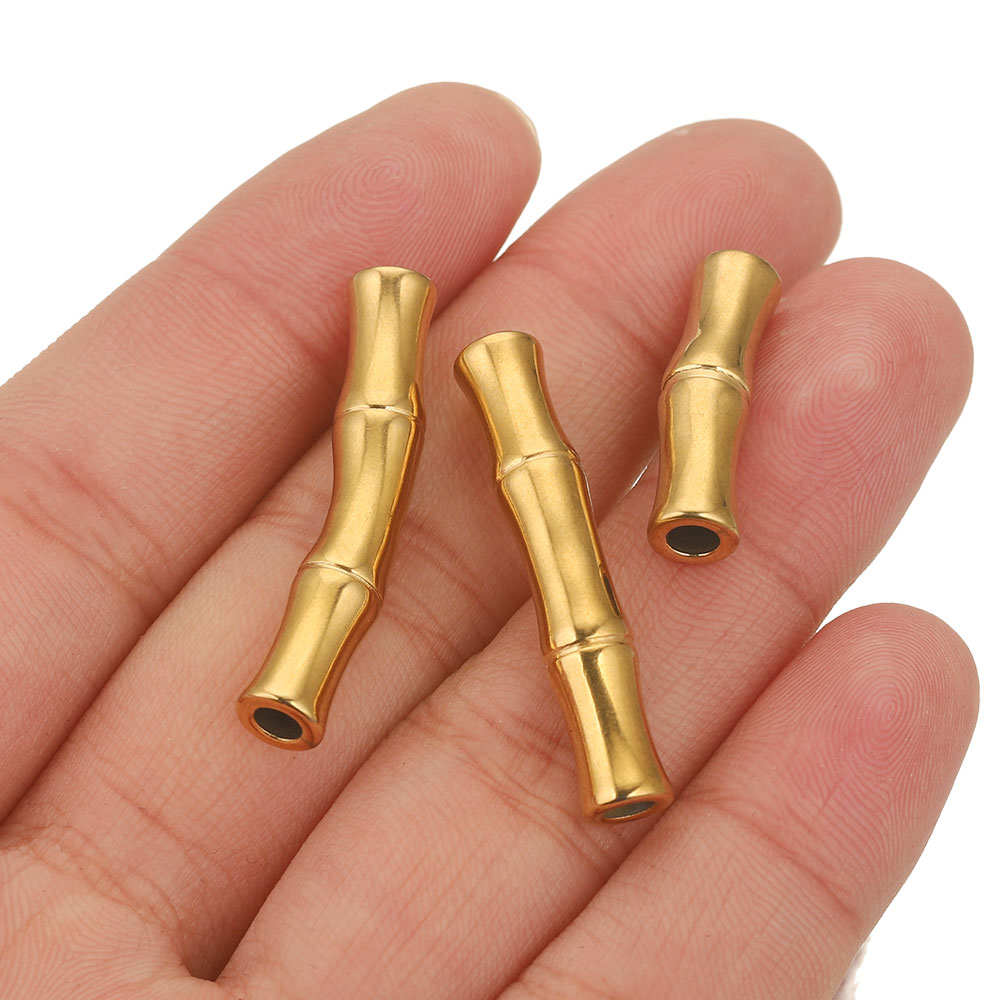 Jewelry Making Youtube - 5 stuks roestvrijstalen connector gebogen slubbuis