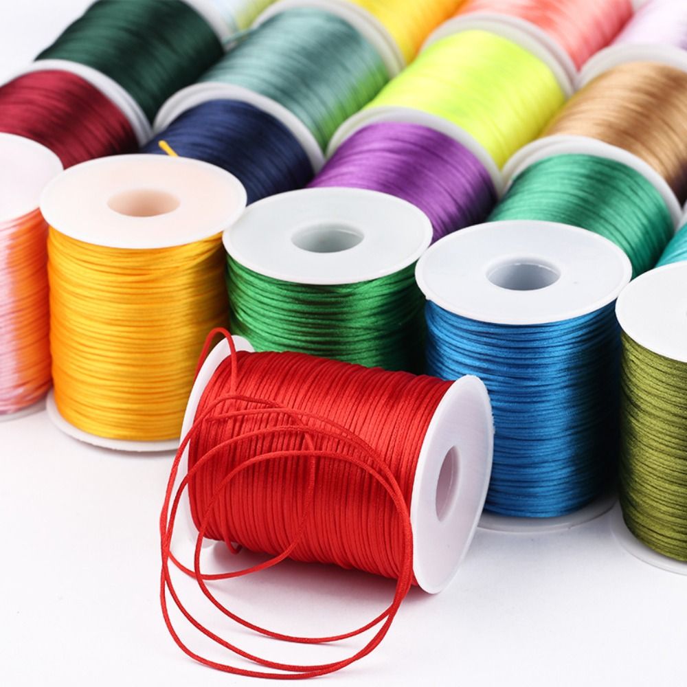 Knotting Cord Silk - 100m Craft String 1,5 mm satijnen