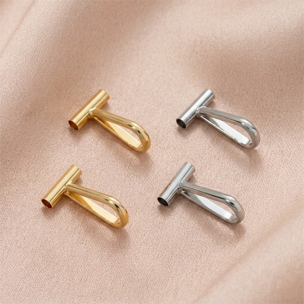 Jewelry Making Youtube - 2 stuks 14K messing verticale pin
