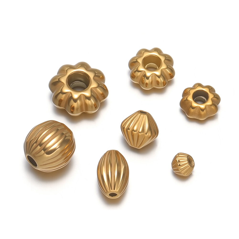 Jewelry Making Supplies Wholesale - 20 stuks roestvrijstalen bloemvormige kralen, losse