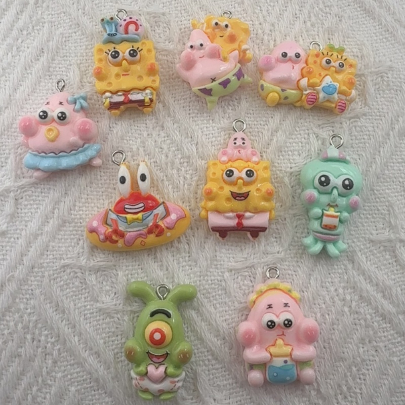 Jewelry Making For Birthday Party - 10 stuks cartoonhars hangers, DIY sieraden