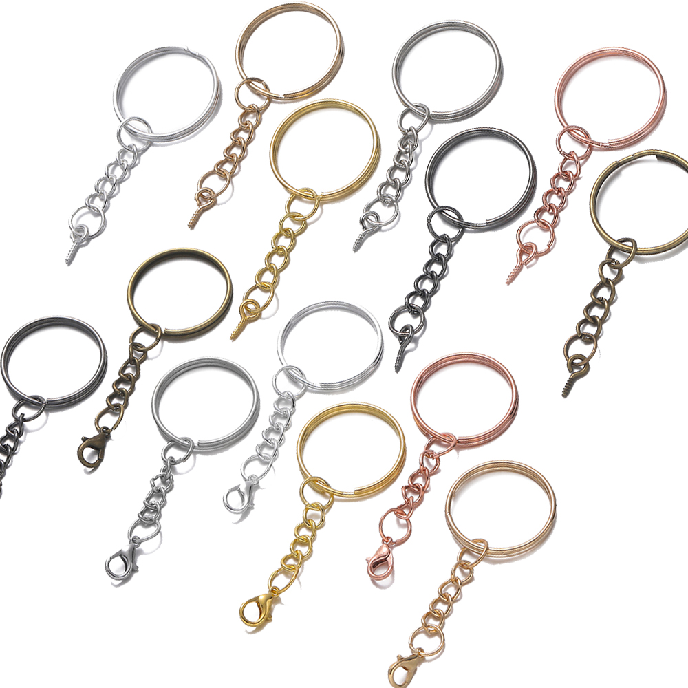 Jewelry Making Supplies Wholesale - 10 stuks/verpakking 25mm schroefoog pin sleutelhanger