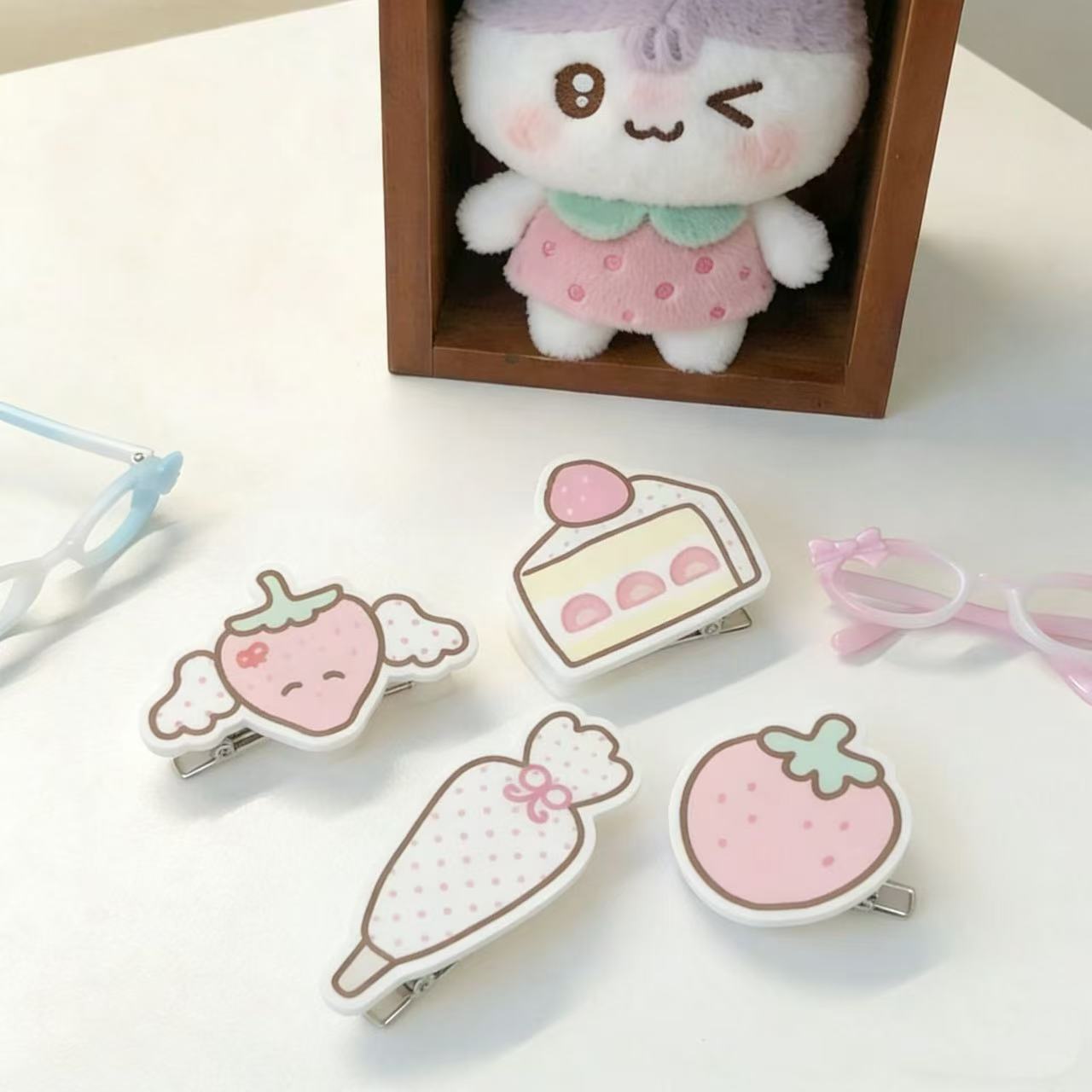 Jewelry Making For Kids - INS Strawberry Cake Haarclipset voor dames