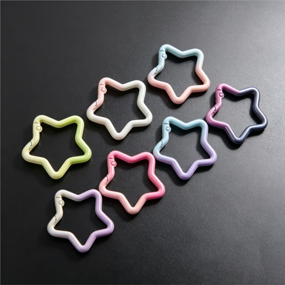 Jewelry Making Rings - 5 STKS Gradiënt Stervorm Lente Ringsluiting