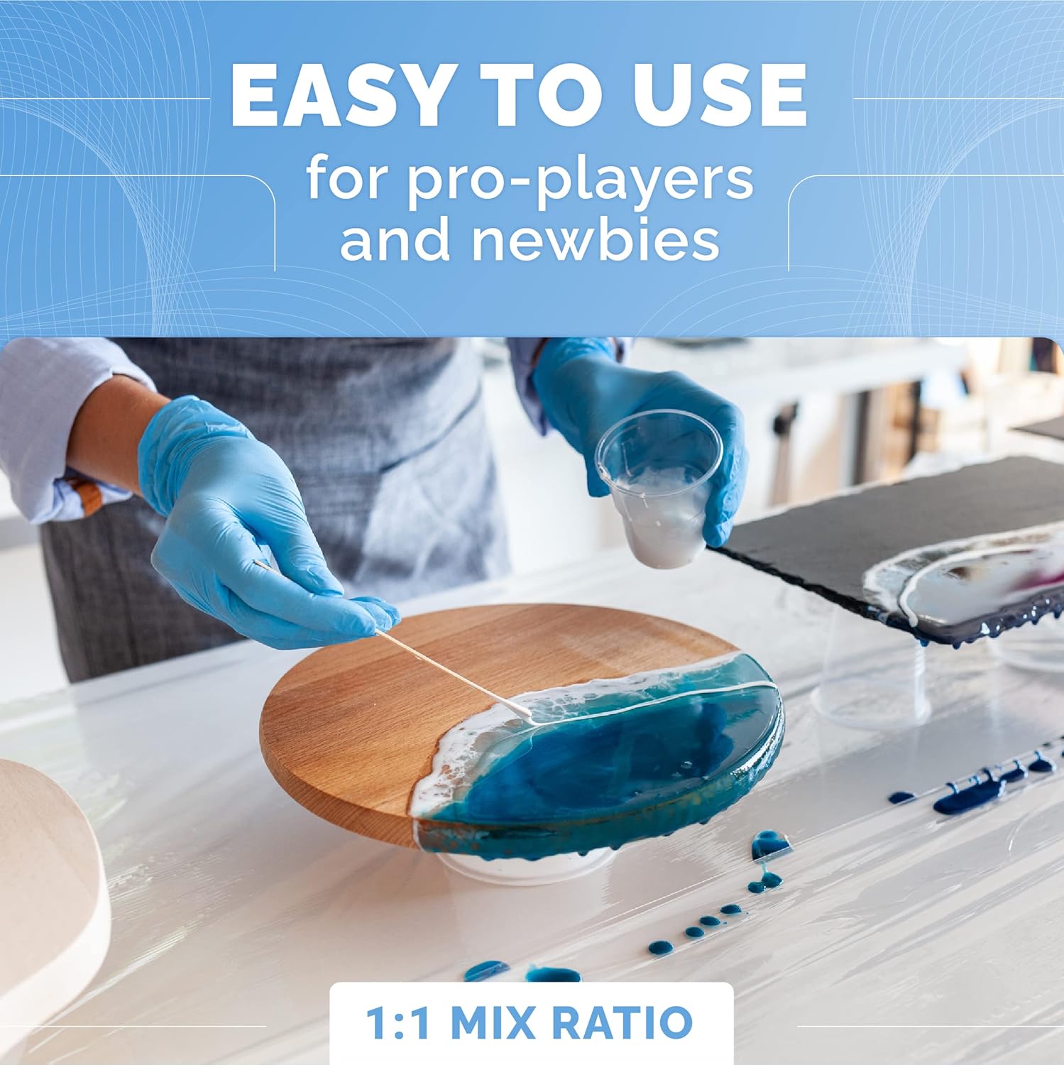 32OZ Transparante Epoxyhars Ki - Resin Mold Jewelry recensie en prijs