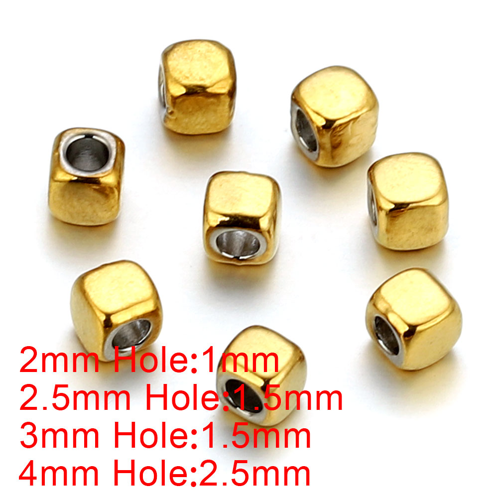 50 stks 2/3/4mm Rvs Vierkante  - Jewelry Making Supplies Wholesale recensie en prijs