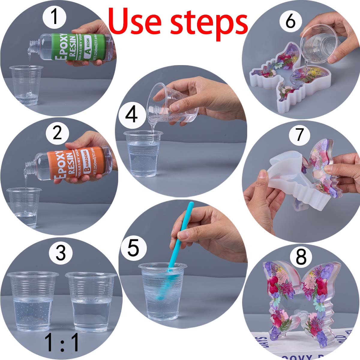 1:1 verhouding epoxyhars kit a - Resin Mold Jewelry recensie en prijs