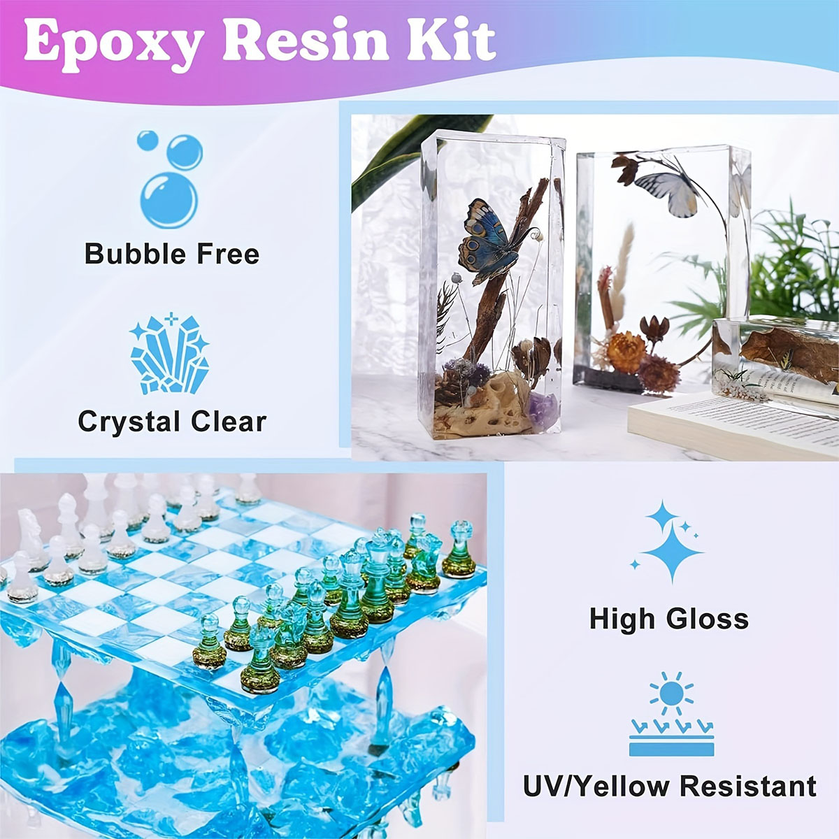 125 ml / 250 ml kristalheldere - Resin Mold Jewelry recensie en prijs