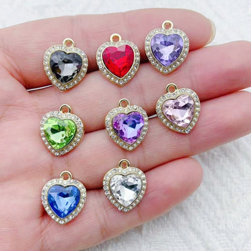 10 stuks hartvormige ingelegde - Jewelry Making For Birthday Party recensie en prijs