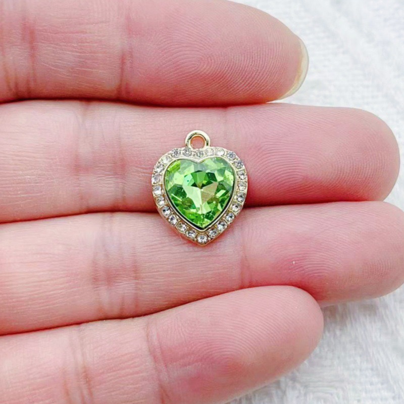 10 stuks hartvormige ingelegde - Jewelry Making For Birthday Party recensie en prijs
