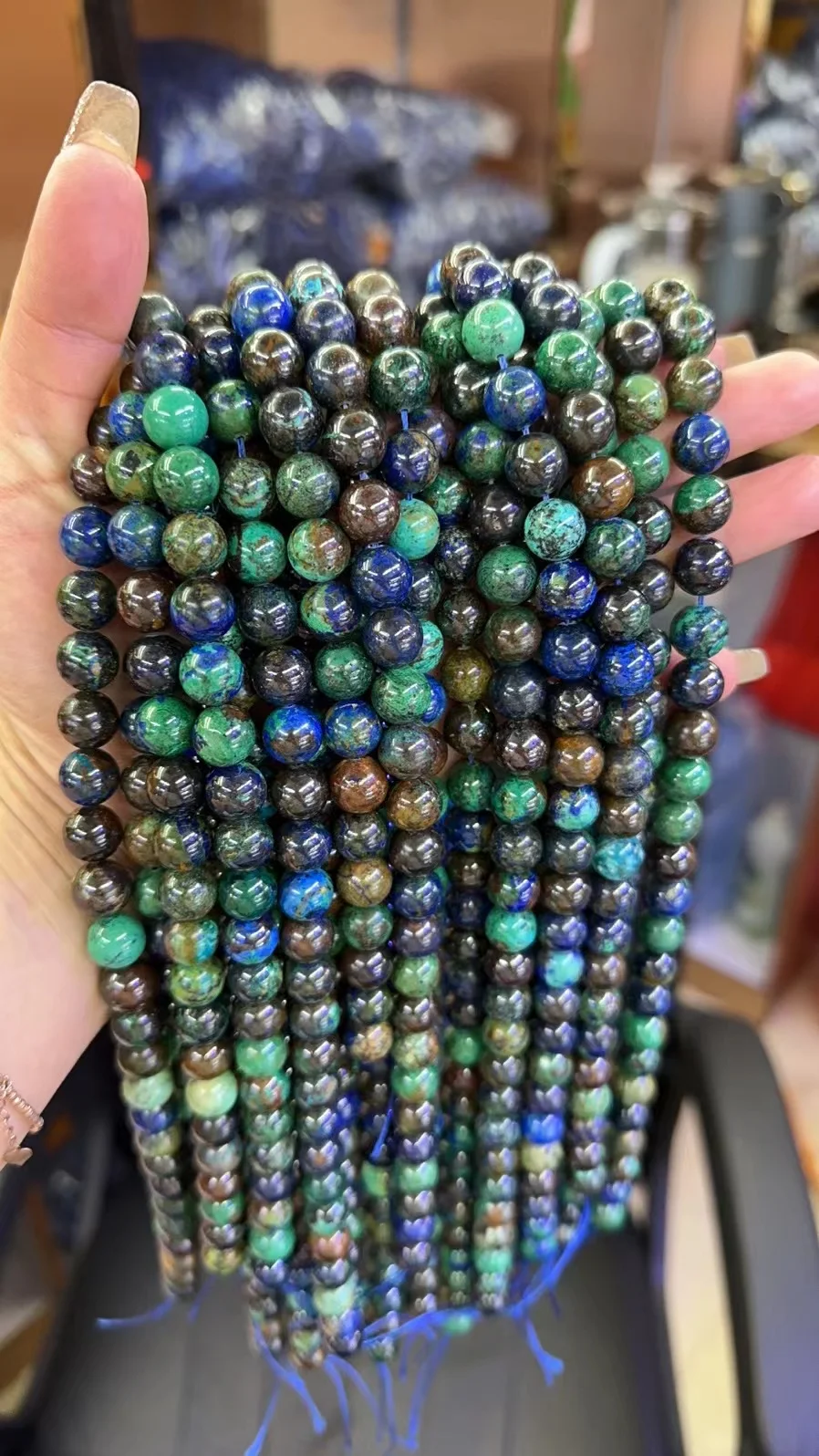 Nieuwe Natuurlijke Azuriet Mal - Jewelry Making For Seniors recensie en prijs