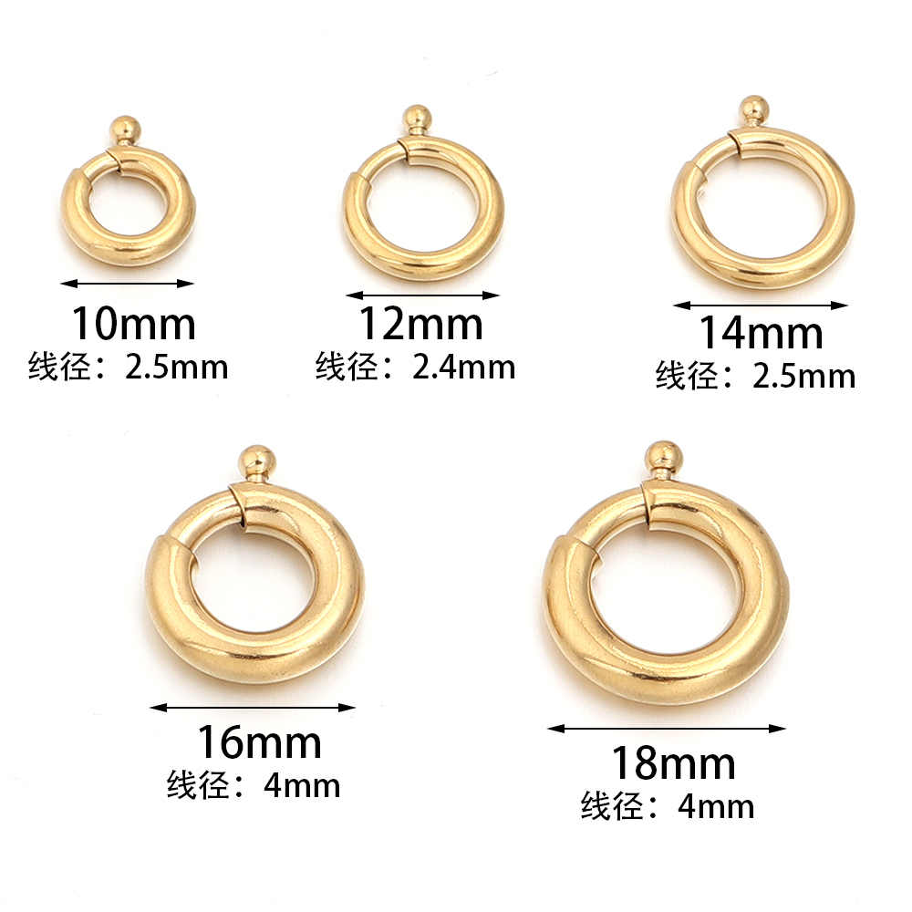 2 stuks roestvrijstalen veersl - Jewelry Making Rings recensie en prijs