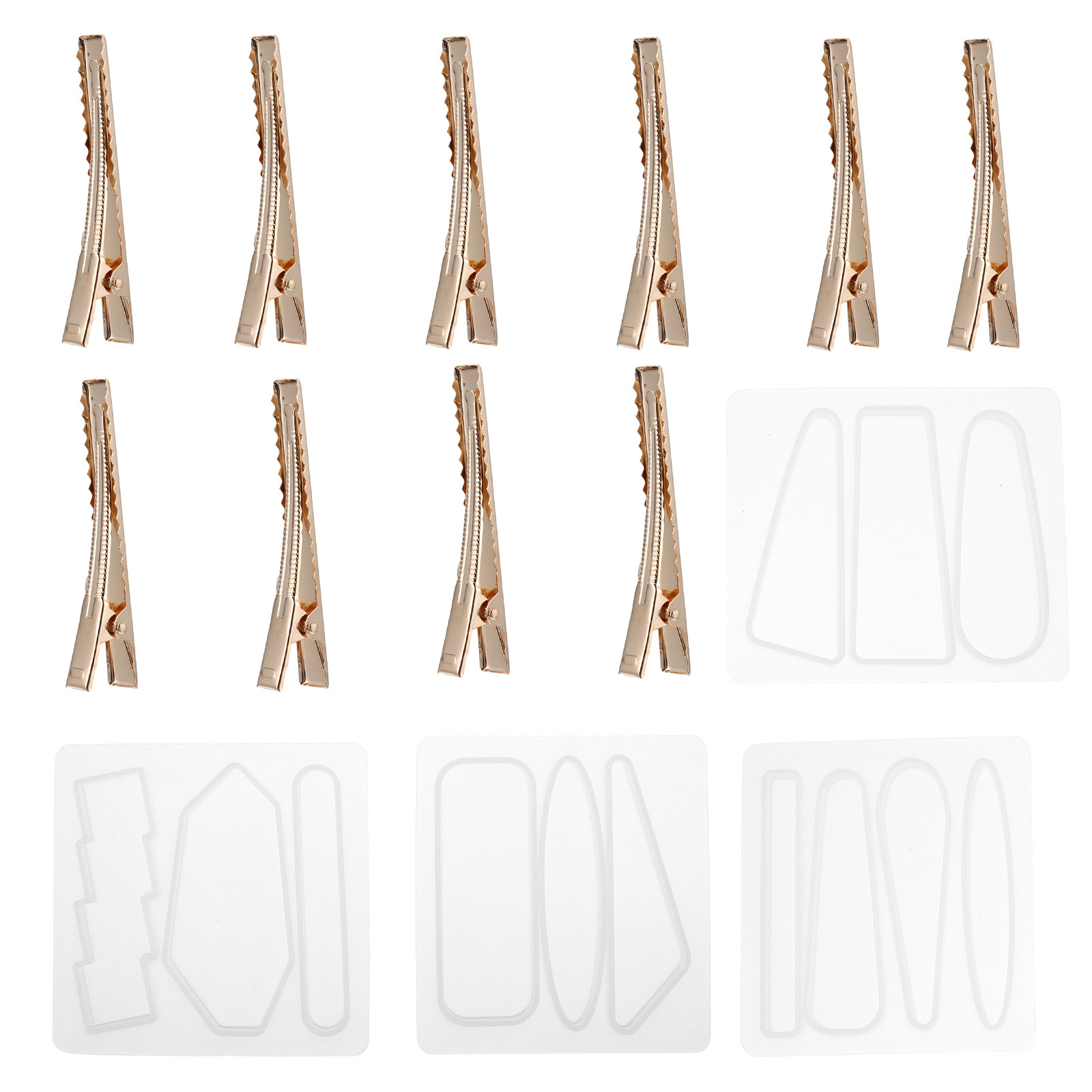 14 stuks haarclip mal silicone - Resin Mold Jewelry recensie en prijs