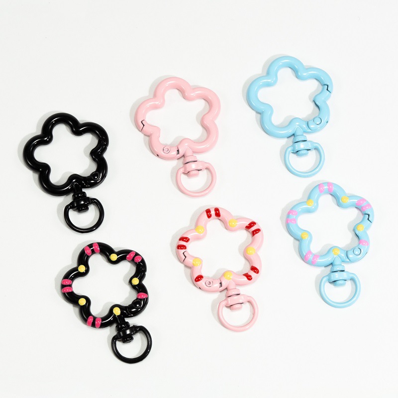5 stks Bloem Metalen Karabijn  - Jewelry Making Rings recensie en prijs