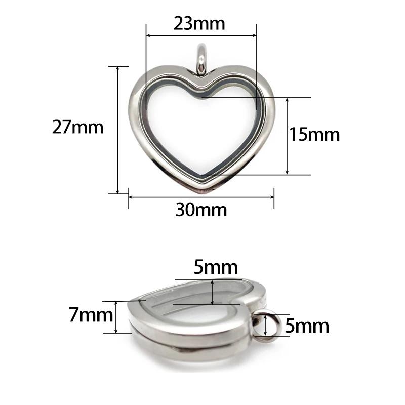 24mm 30mm hartvormige zwevende - Jewelry Making For Birthday Party recensie en prijs
