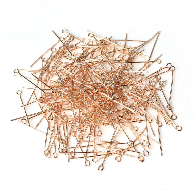 200 stks/partij 50mm Rose Goud - Jewelry Making Eye Pins recensie en prijs