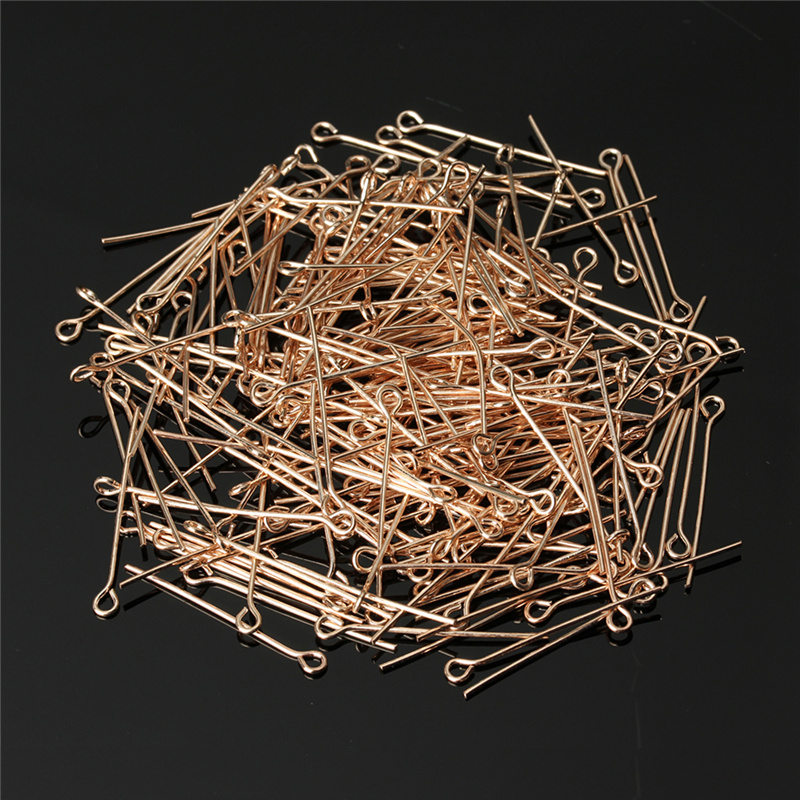 200 stks/partij 50mm Rose Goud - Jewelry Making Eye Pins recensie en prijs