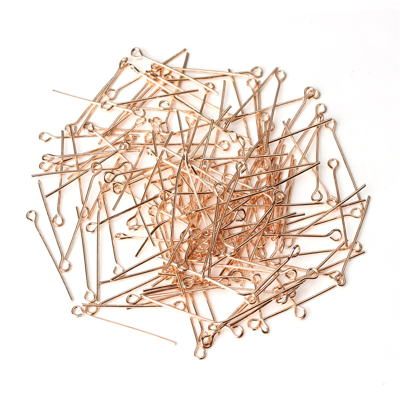 200 stks/partij 50mm Rose Goud - Jewelry Making Eye Pins recensie en prijs