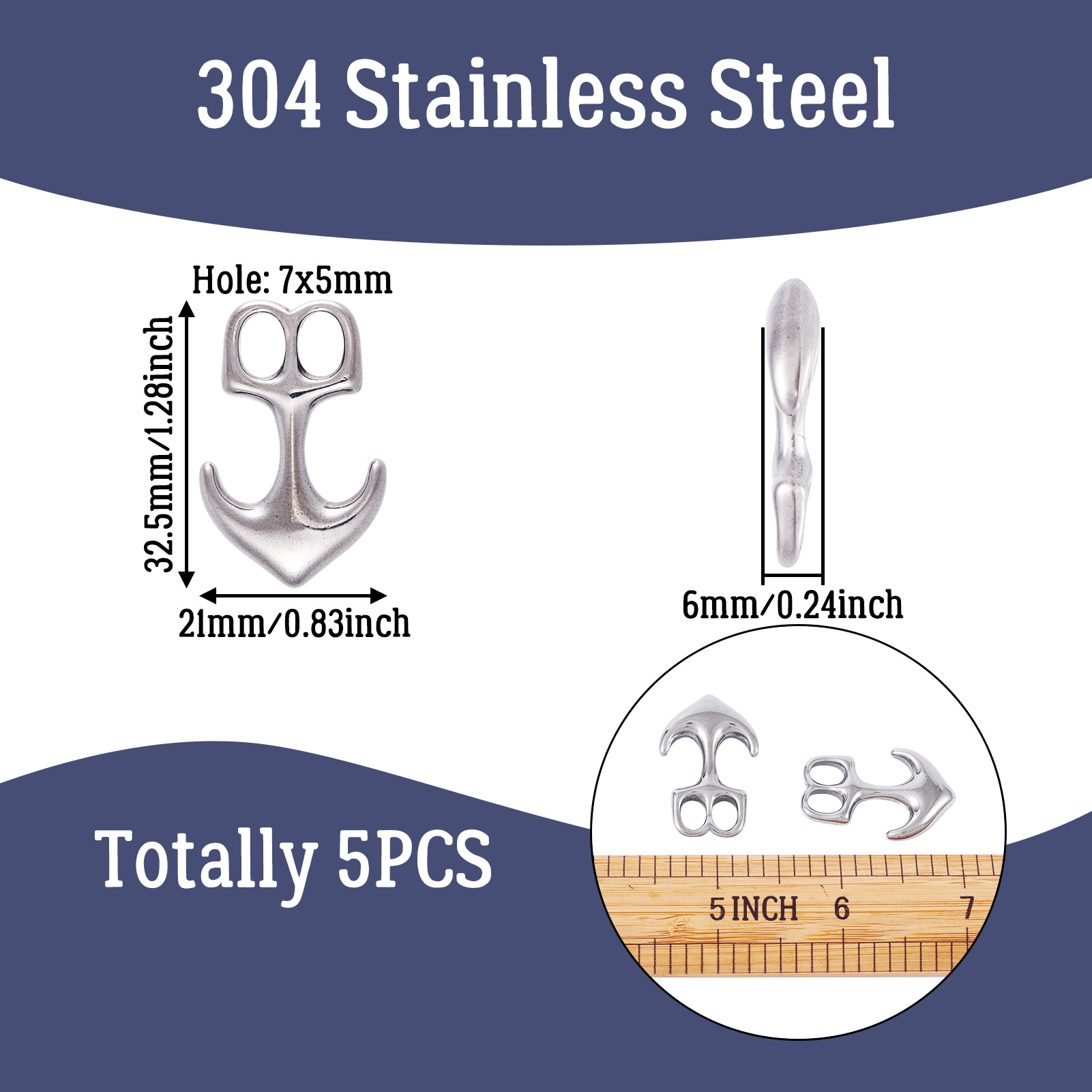 5 stks Ankerhaak Sluitingen 30 - Jewelry Making For Adults recensie en prijs