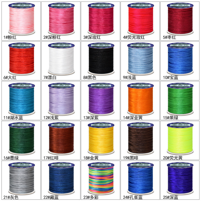 1.5mm 2mm 2.5mm Nylon Katoen Z - Knotting Cord Silk recensie en prijs