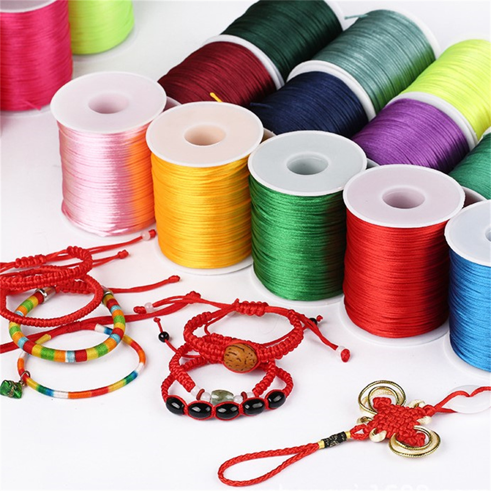 1Mm Touw 50Meter/Rol Satijn Ra - Knotting Cord Silk recensie en prijs