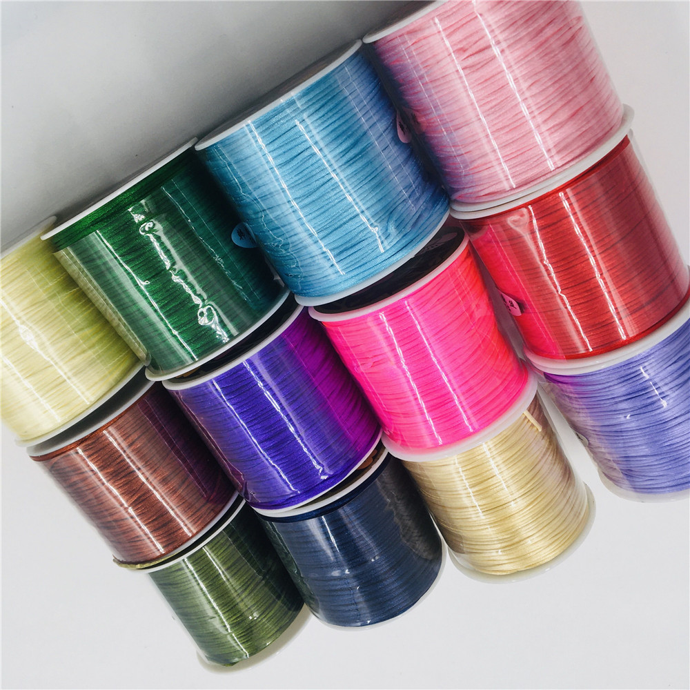 1Mm Touw 50Meter/Rol Satijn Ra - Knotting Cord Silk recensie en prijs