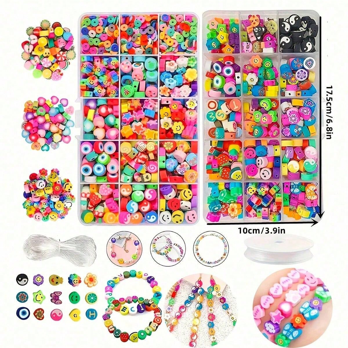 1450/1200/250 stuks polymeerkl - Jewelry Making For Birthday Party recensie en prijs