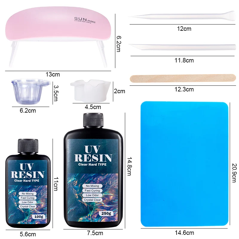 100g/250g Transparante UV-hars - Resin Mold Jewelry recensie en prijs