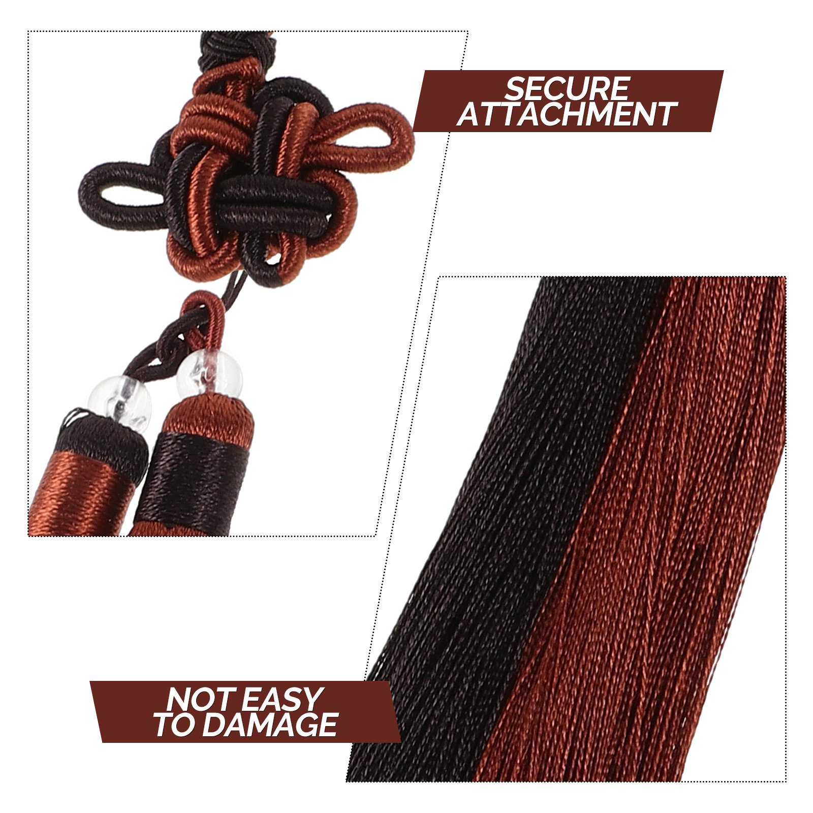 2 stuks Chinese zwaardkwast zi - Knotting Cord Silk recensie en prijs