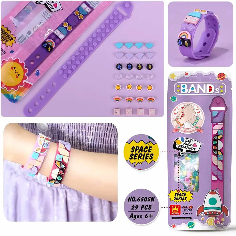 6 stks/set Kids Bouwstenen Sti - Jewelry Making For Kids recensie en prijs
