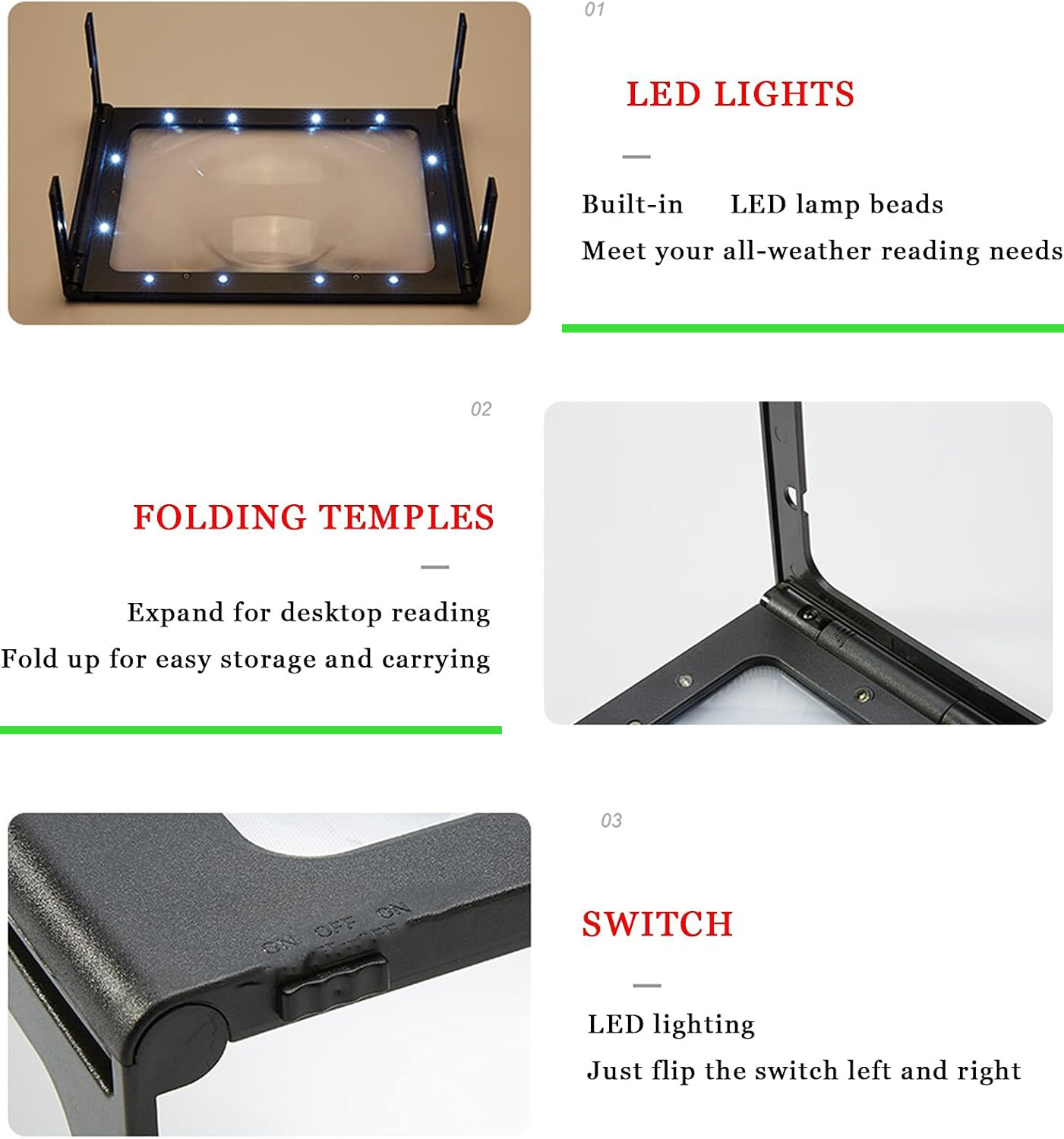 3X LED-vergrootglas met standa - Jewelry Making For Seniors recensie en prijs