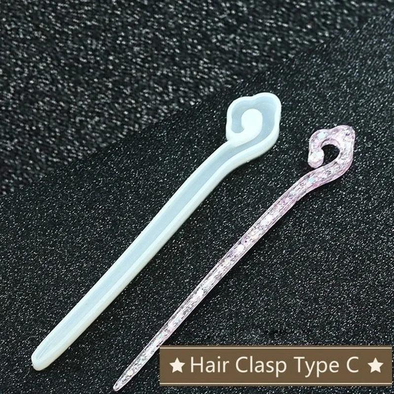 Nieuwe transparante haarspeld  - Resin Mold Jewelry recensie en prijs