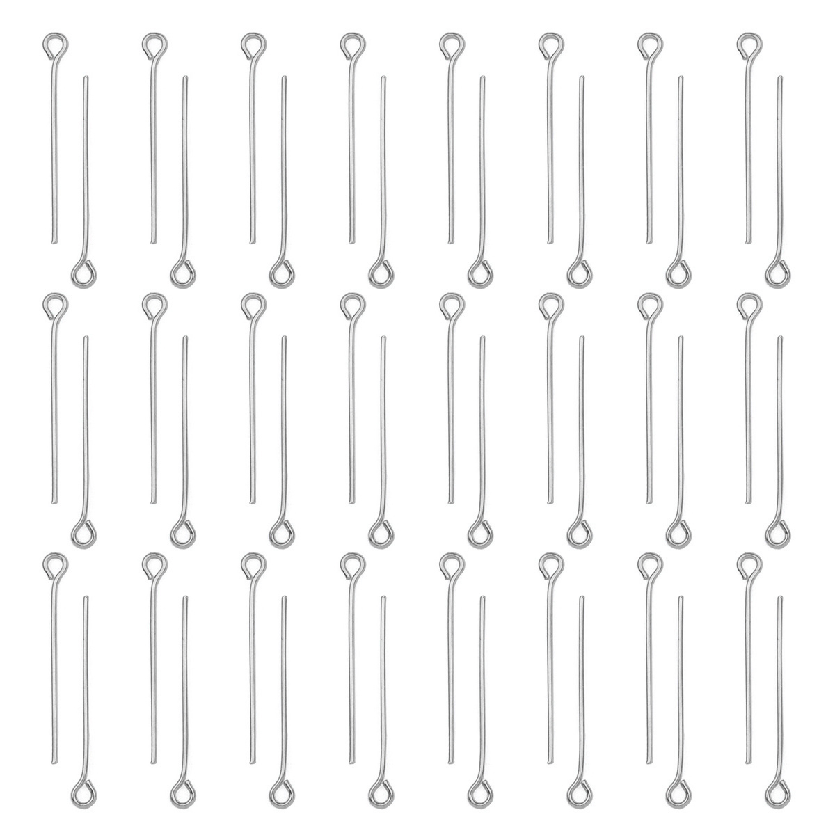 100 stuks/verpakking RVS oogsp - Jewelry Making Eye Pins recensie en prijs