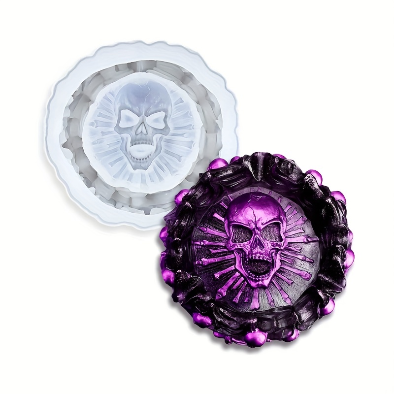 Asbakvorm, schedel DIY knutsel - Resin Mold Jewelry recensie en prijs