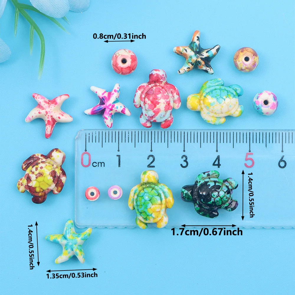 6/46/558pcs Multi-color Turquo - Jewelry Making For Birthday Party recensie en prijs