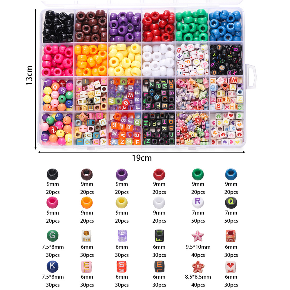 1 doos kleurrijke acryl pony k - Jewelry Making For Birthday Party recensie en prijs