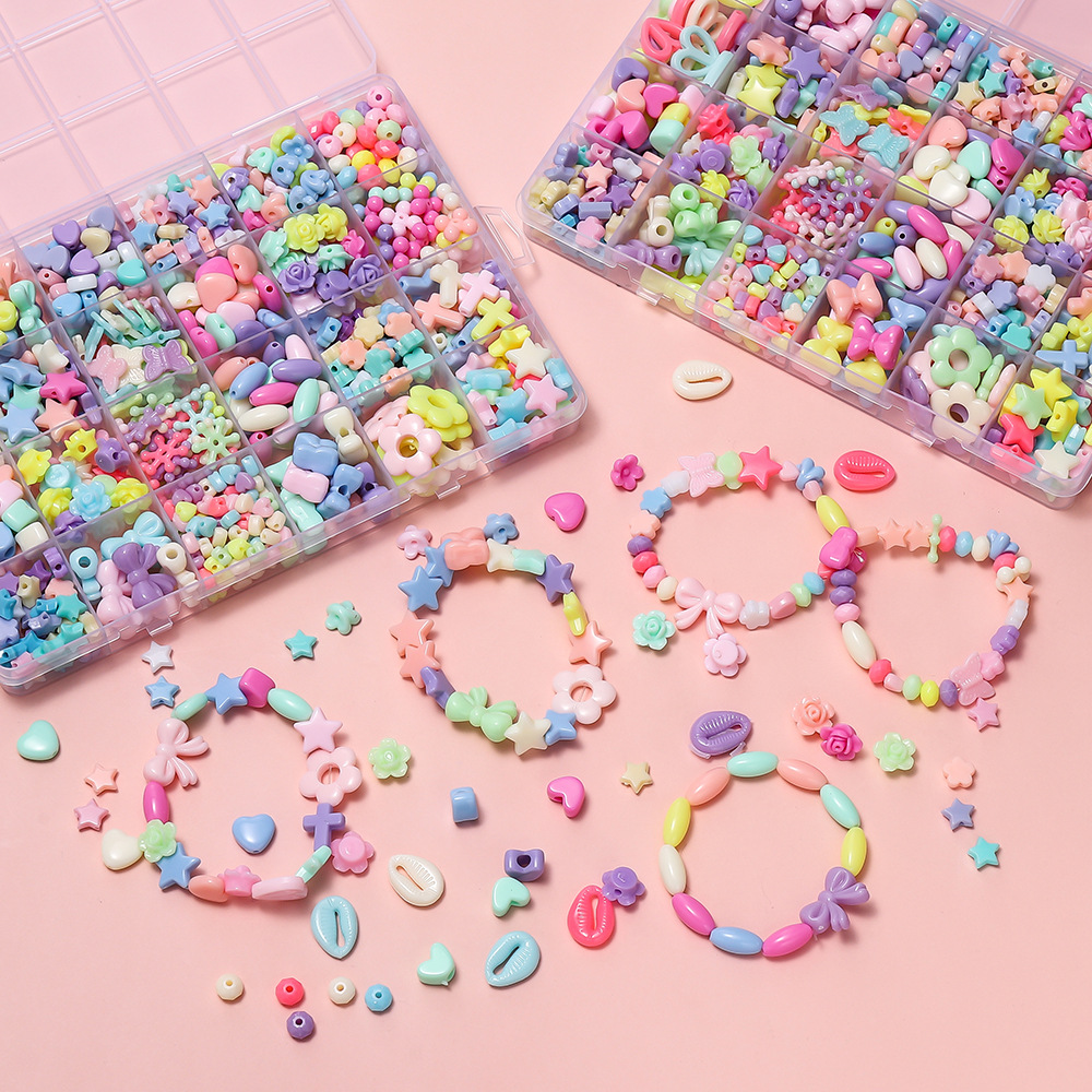 1 doos kleurrijke acryl pony k - Jewelry Making For Birthday Party recensie en prijs