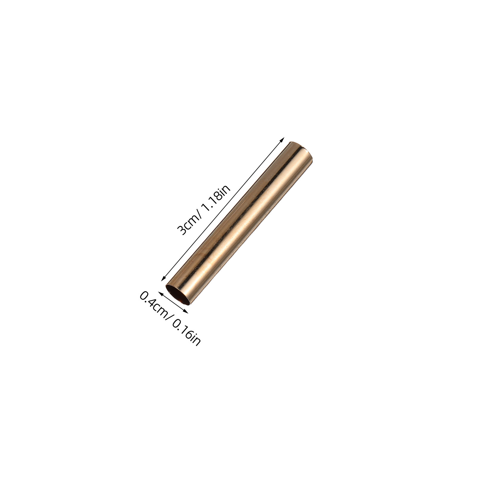 200 Stuks Koperen Buis Spacer  - Jewelry Making Youtube recensie en prijs