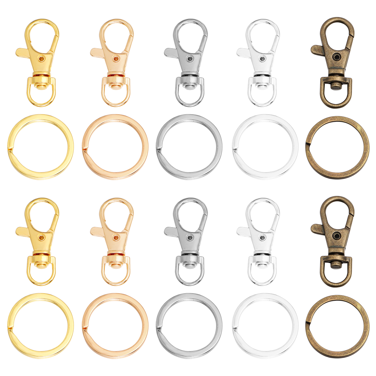10 sets legering draaibare kre - Jewelry Making Rings recensie en prijs